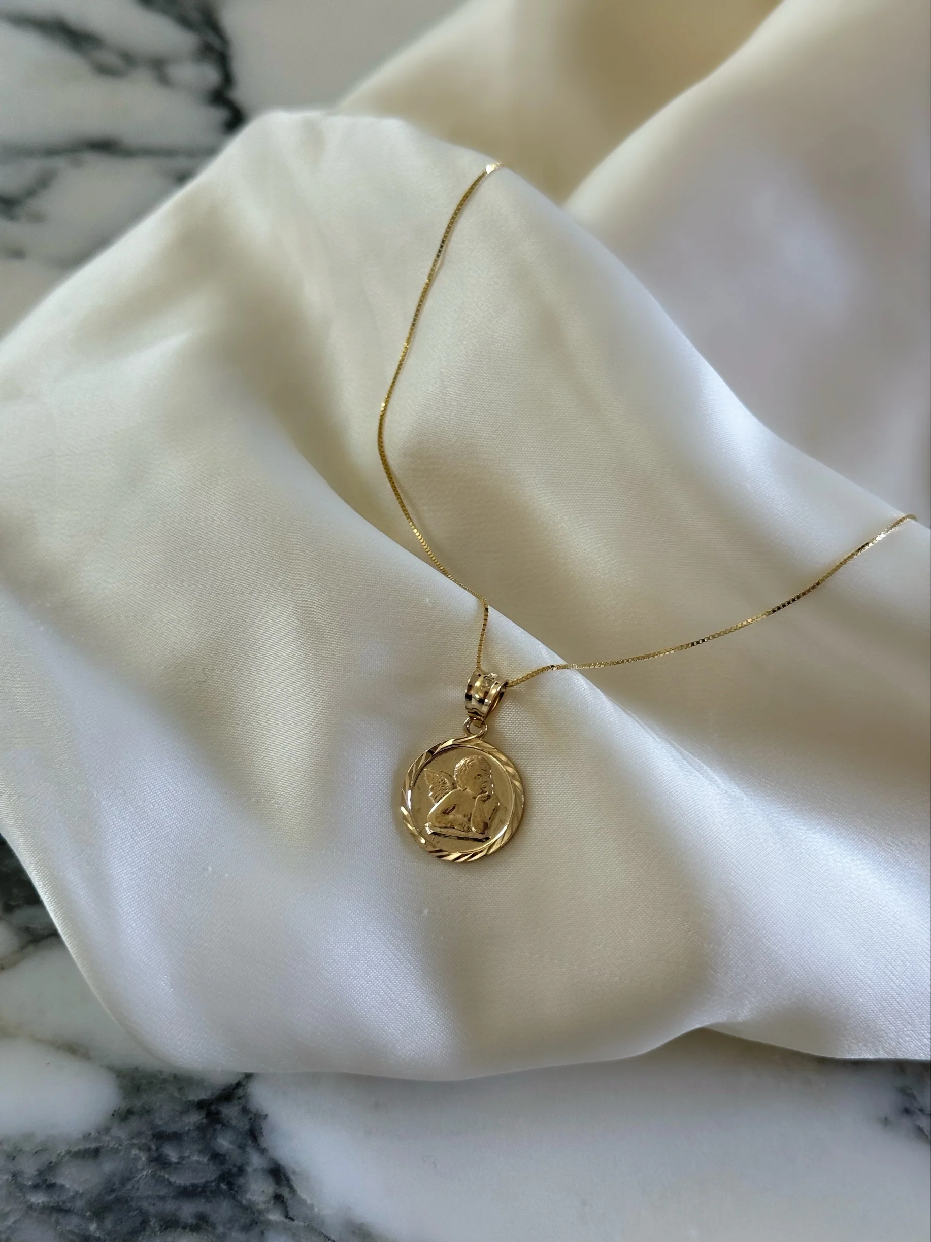 14K CHERUB COIN - Image 3