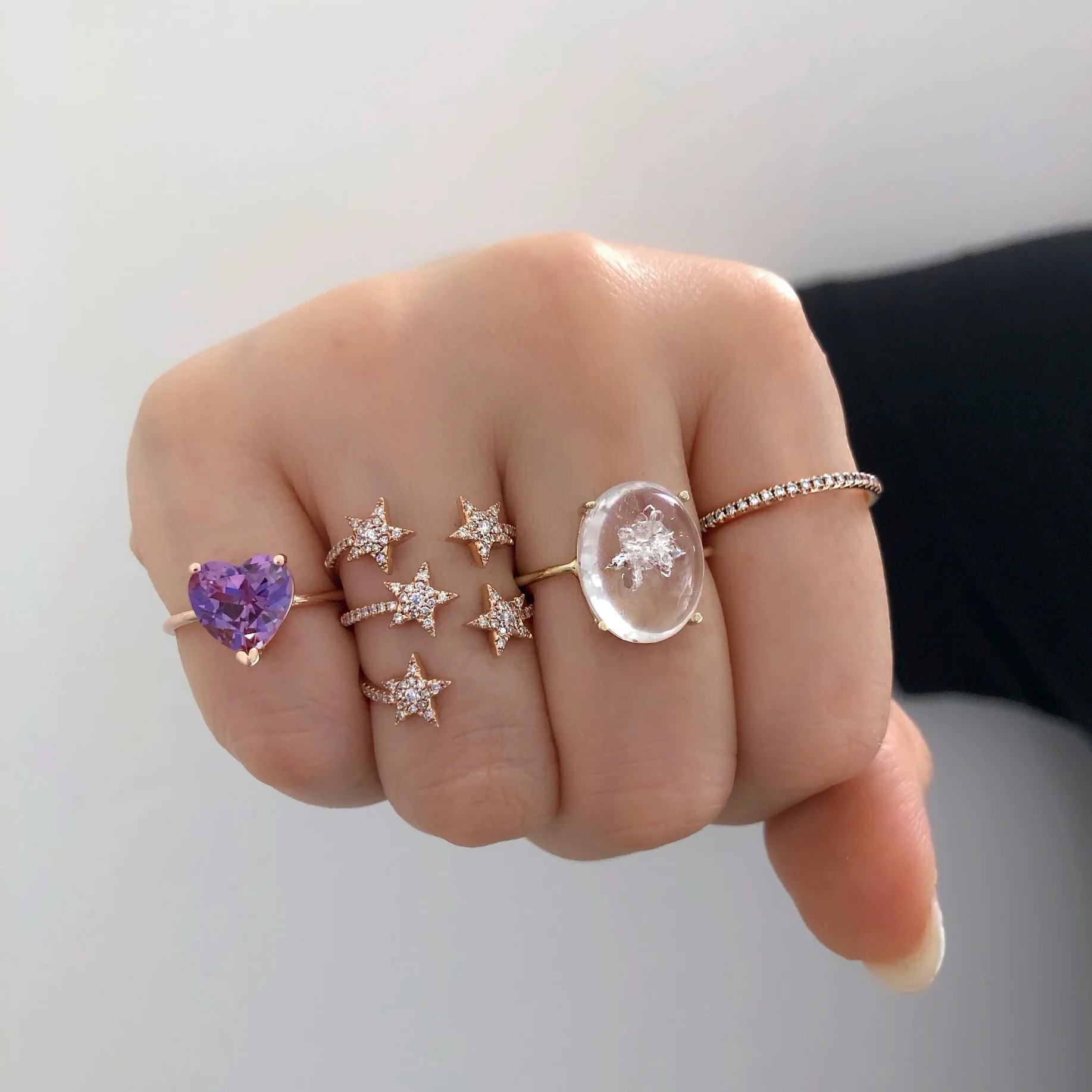 14K CRYSTAL BALL GEMSTONES - Image 3