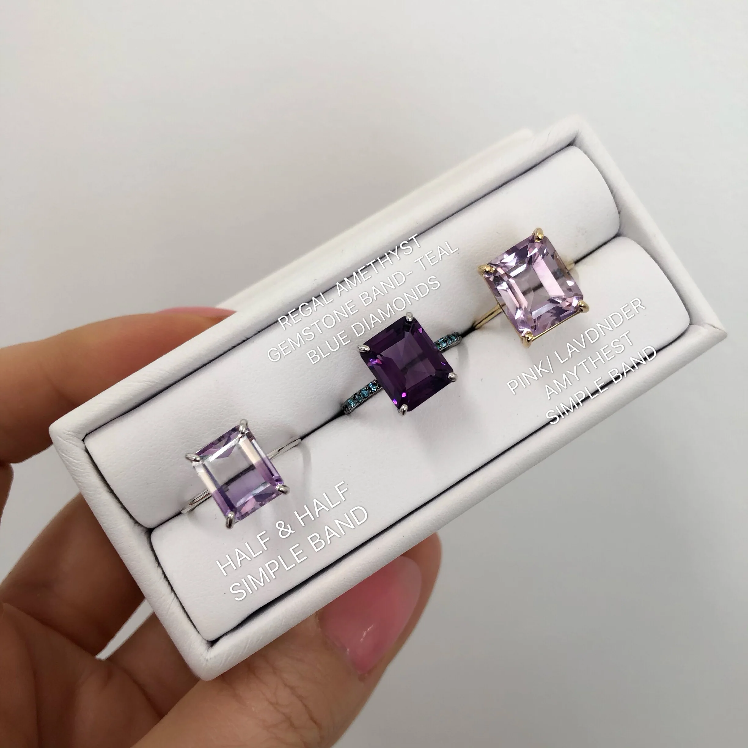14K GEMSTONE DREAM RING (EMERALD SHAPE) - Image 13