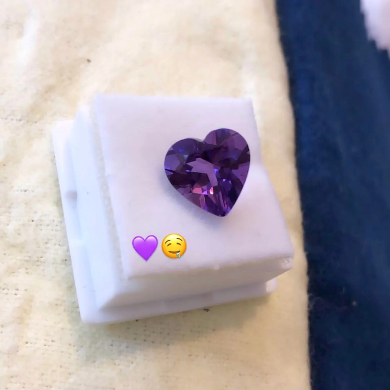 14K GEMSTONE DREAM RING (HEART SHAPE) - Image 10