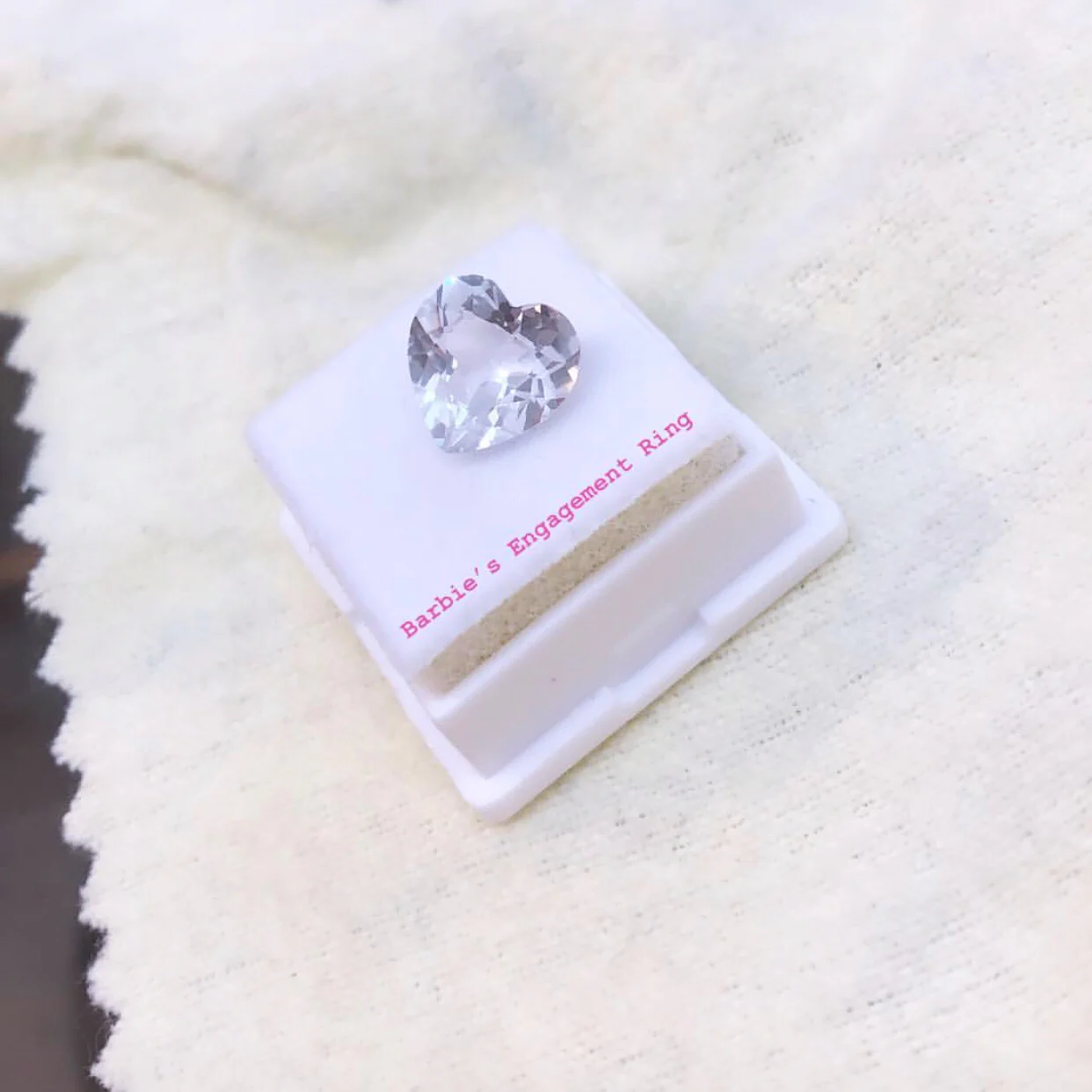 14K GEMSTONE DREAM RING (HEART SHAPE) - Image 7