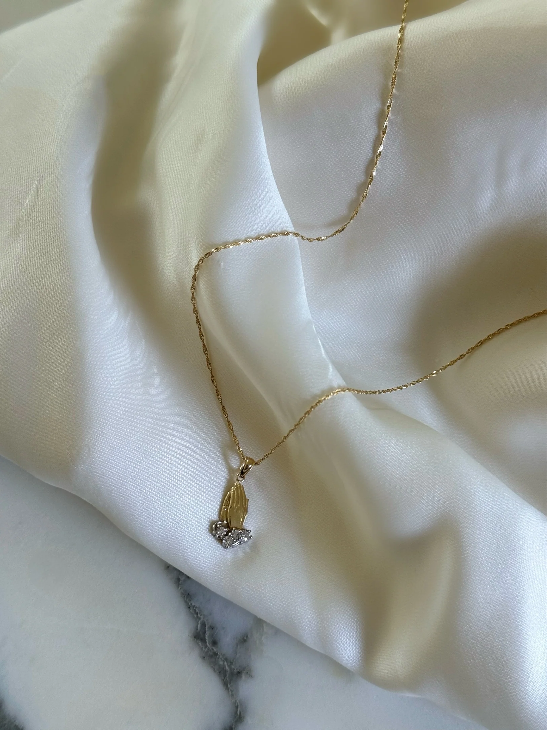 14K PAVÉ PRAY - Image 3