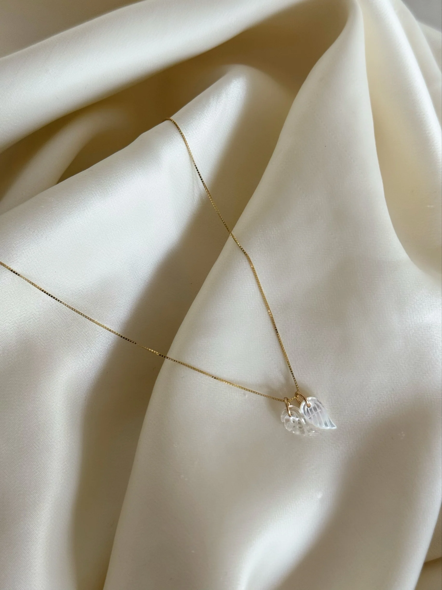 14K VINTAGE PRECIOUS ANGEL WINGS - Image 2