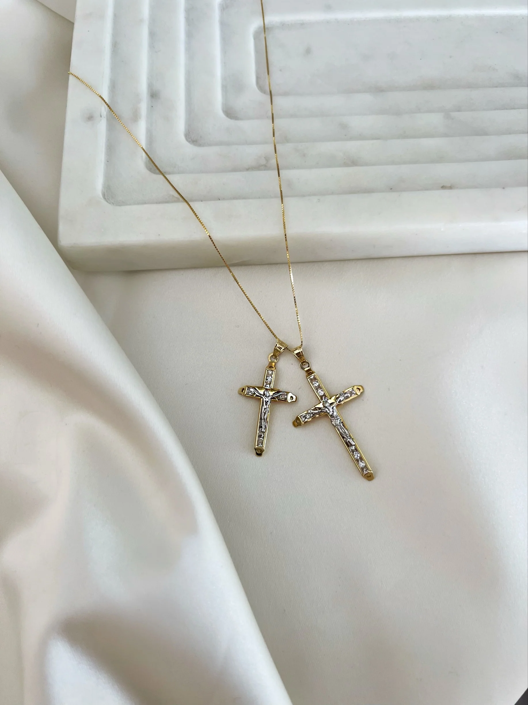 14K PRINCESS WINDOW CROSSES - Image 2