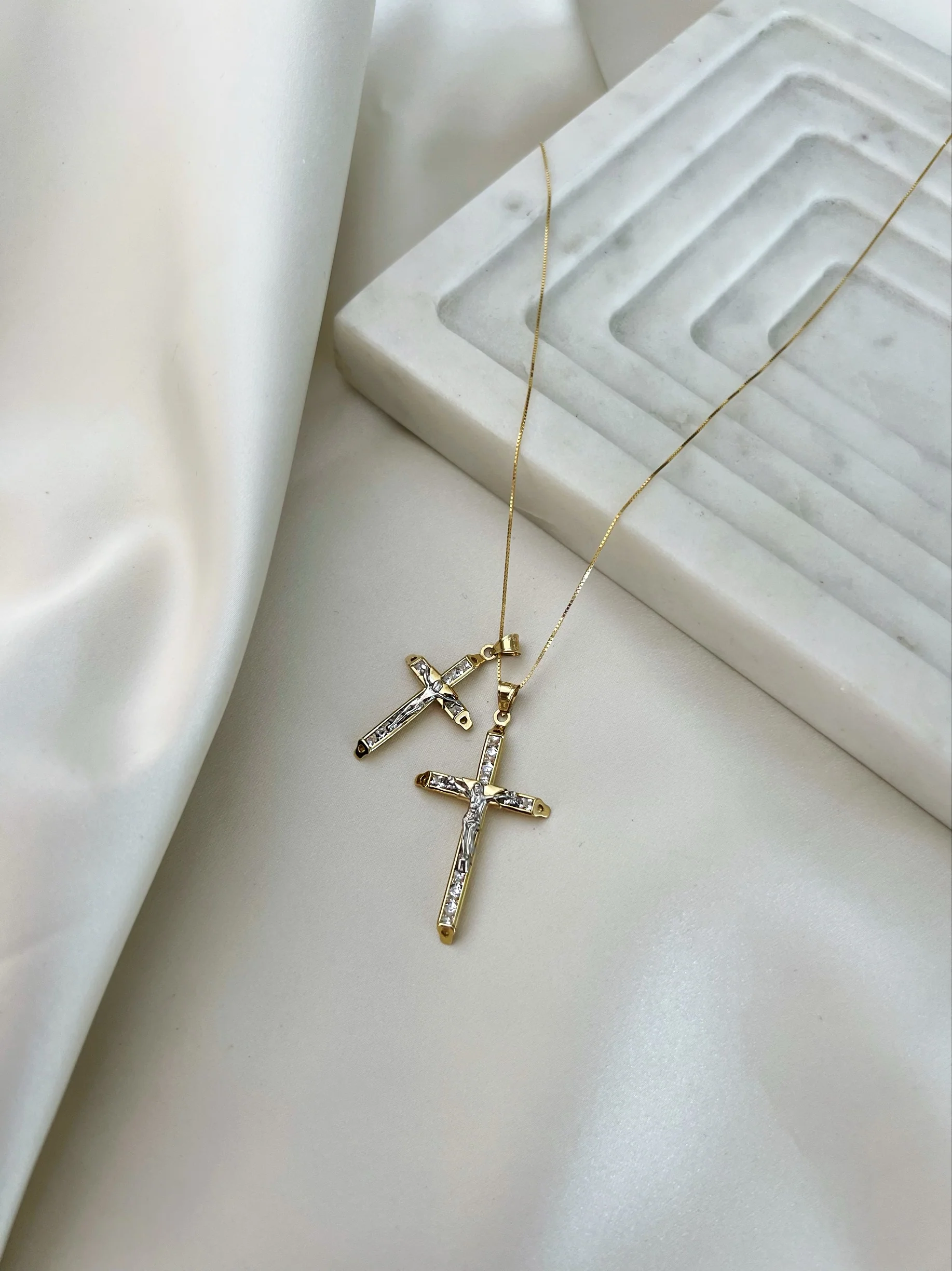 14K PRINCESS WINDOW CROSSES - Image 3