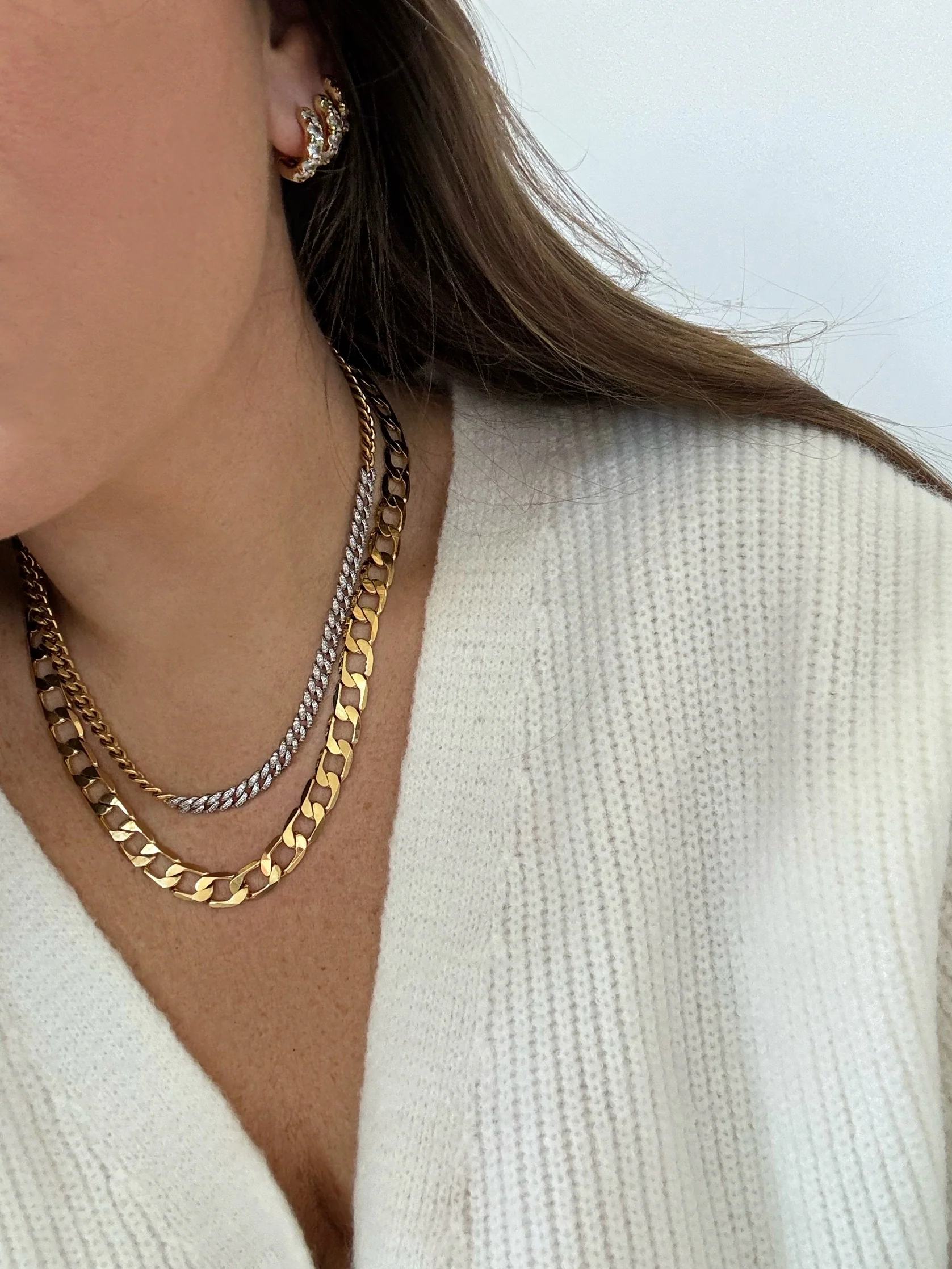 70’s PAVÉ MIX CHAIN - Image 3