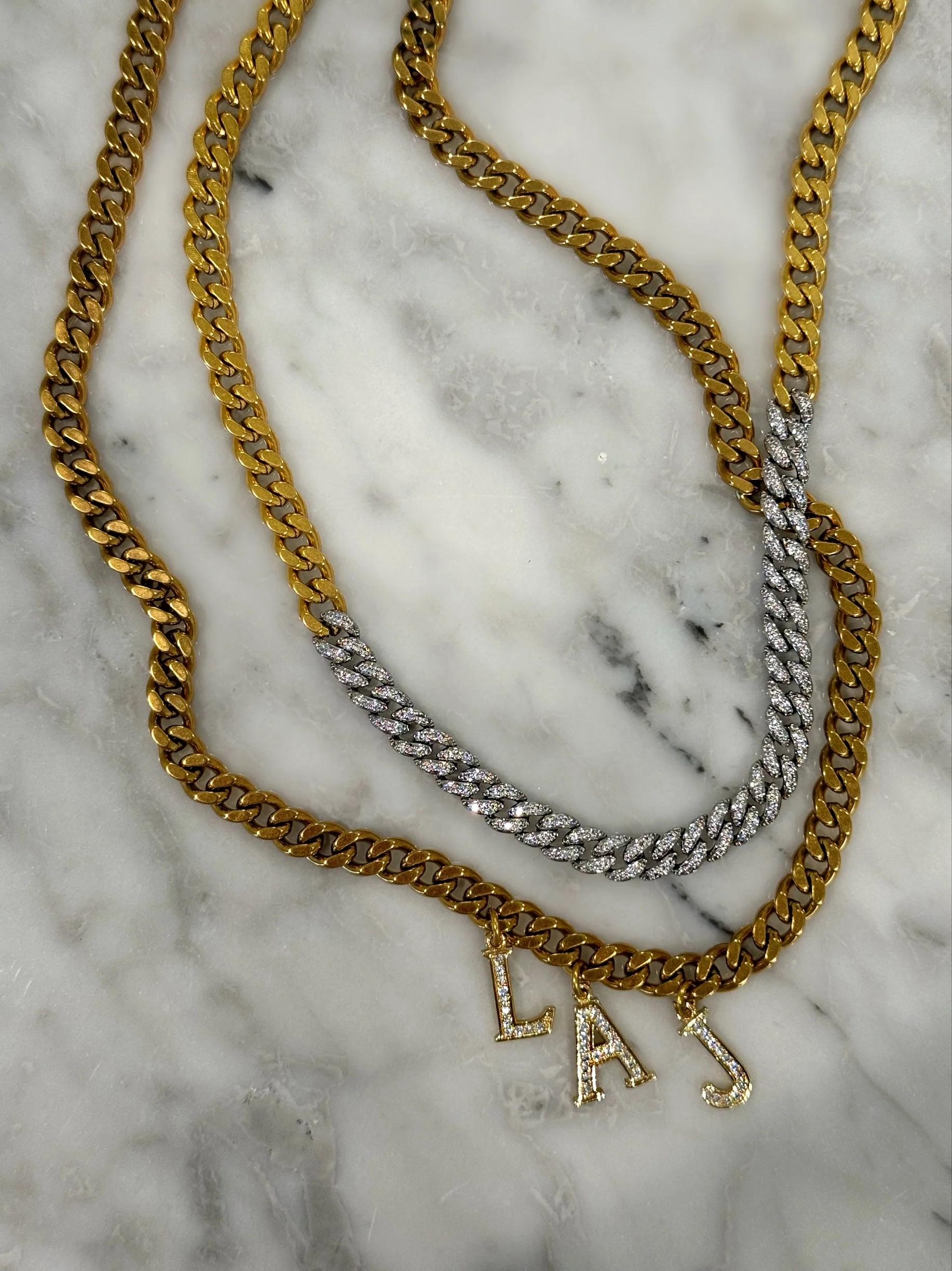 70’s PAVÉ MIX CHAIN - Image 5