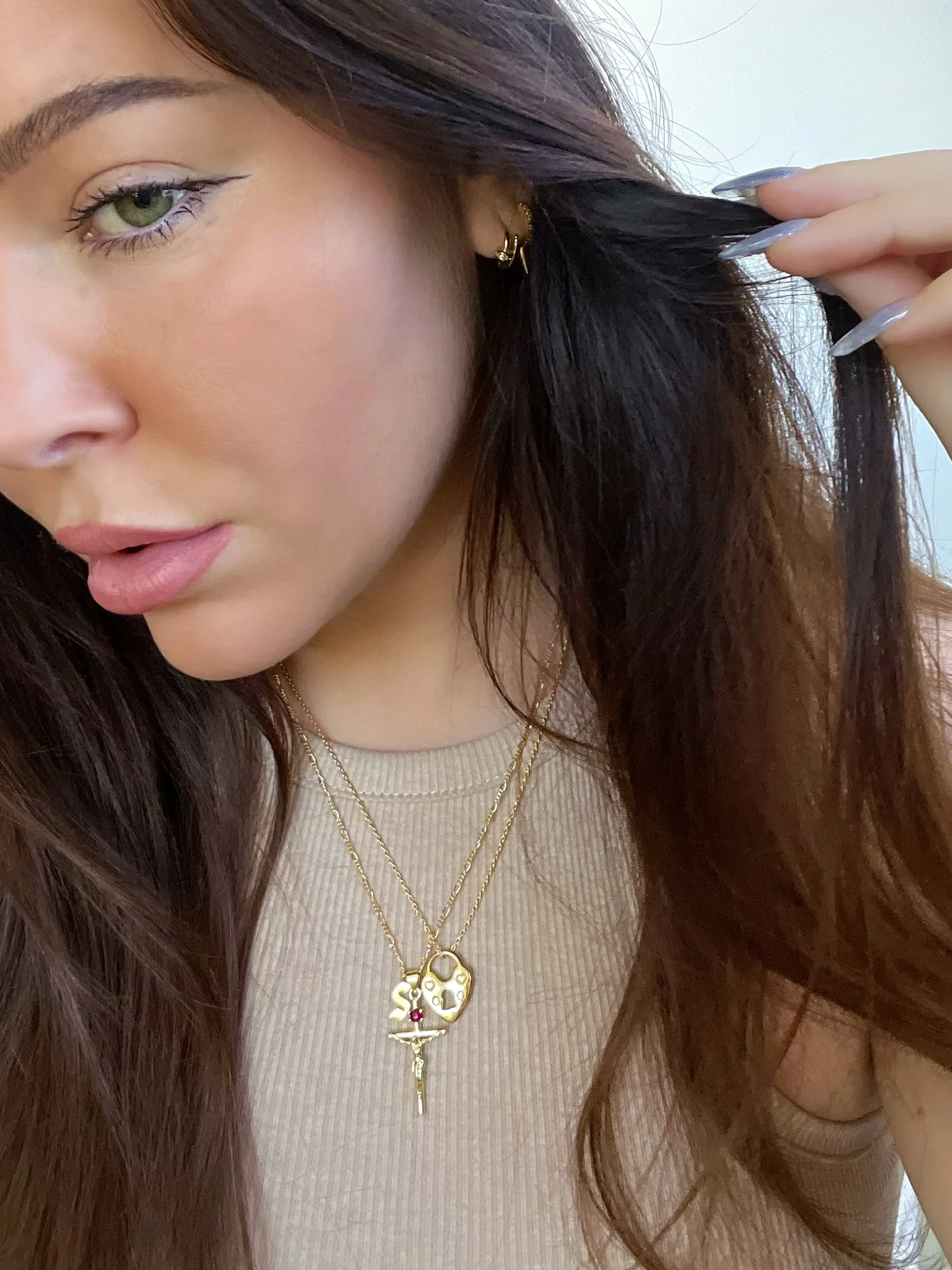 ANGEL BABE NECKLACE (14K GOLD FILLED) - Image 4
