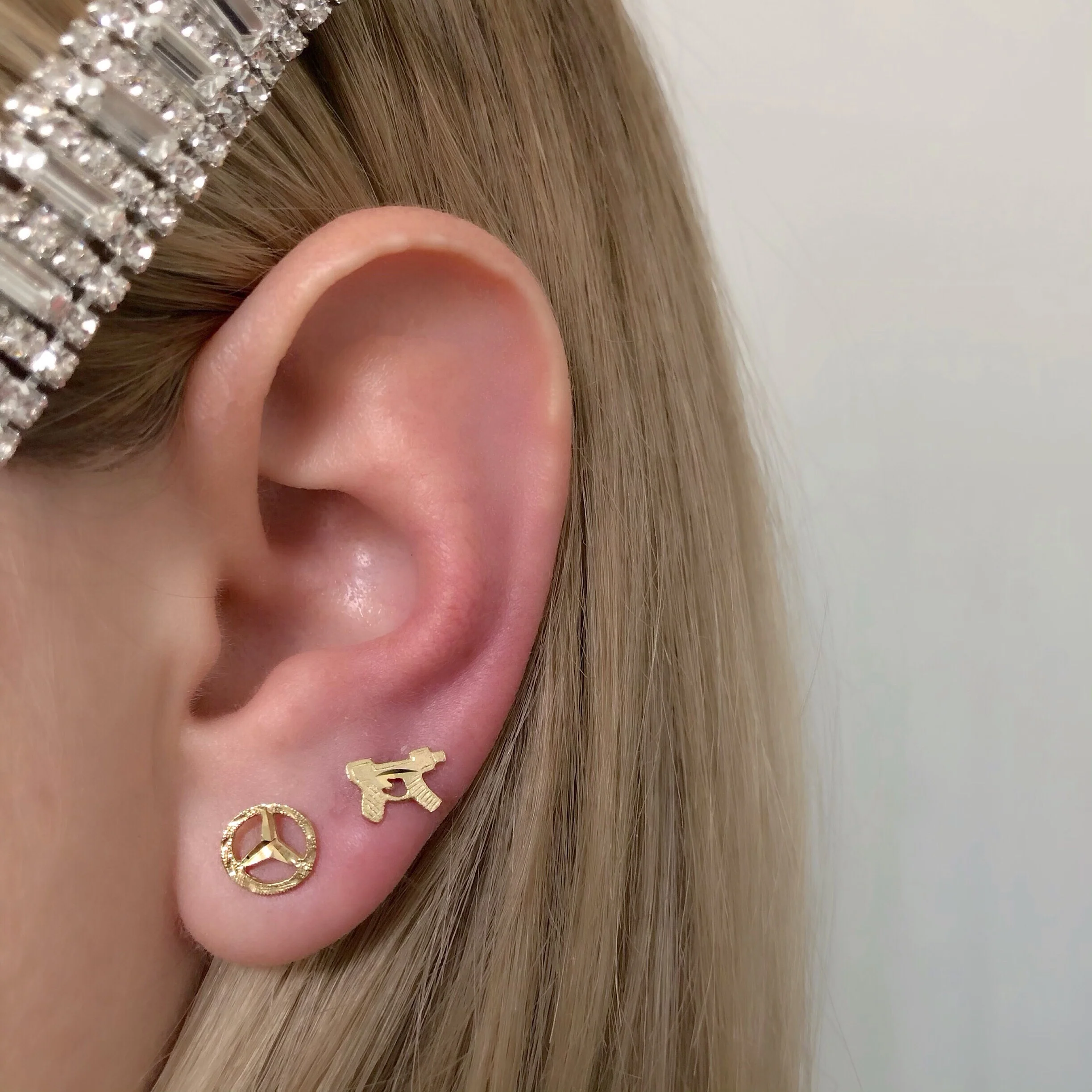 14K BADDIE STUDS - Image 3