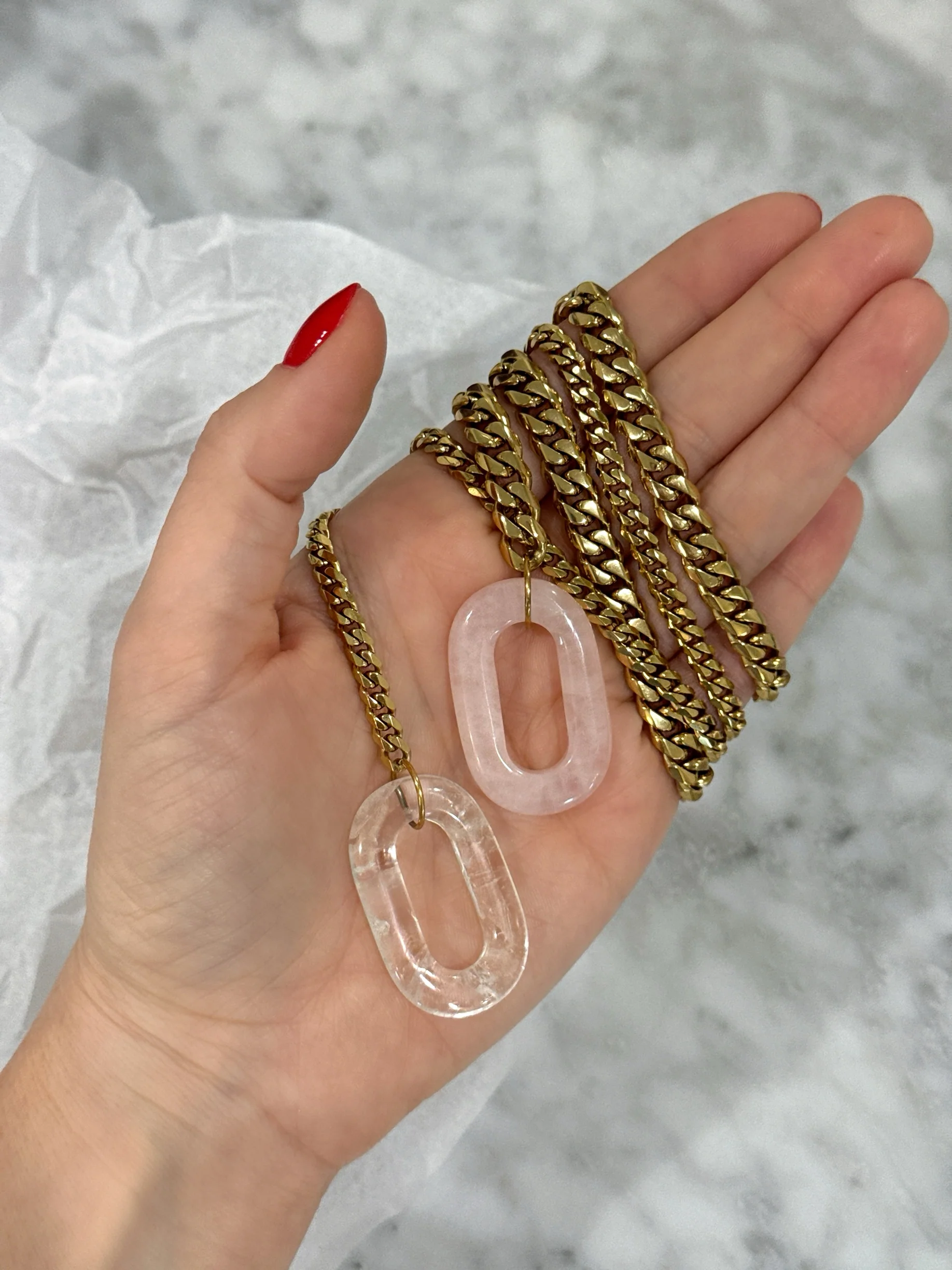 CHIFFON STONE LARIATS - Image 2