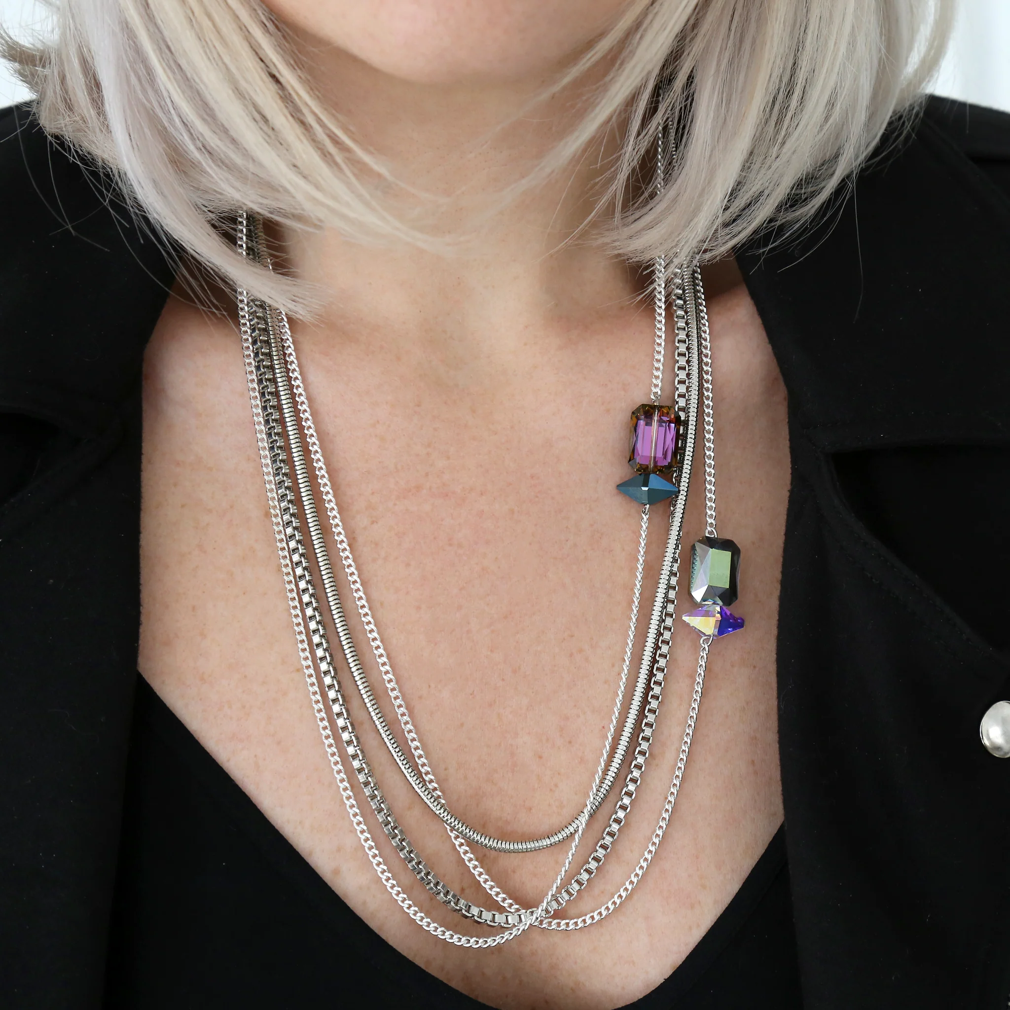 CRYSTAL MONSTER CHAIN NECKLACE - Image 5
