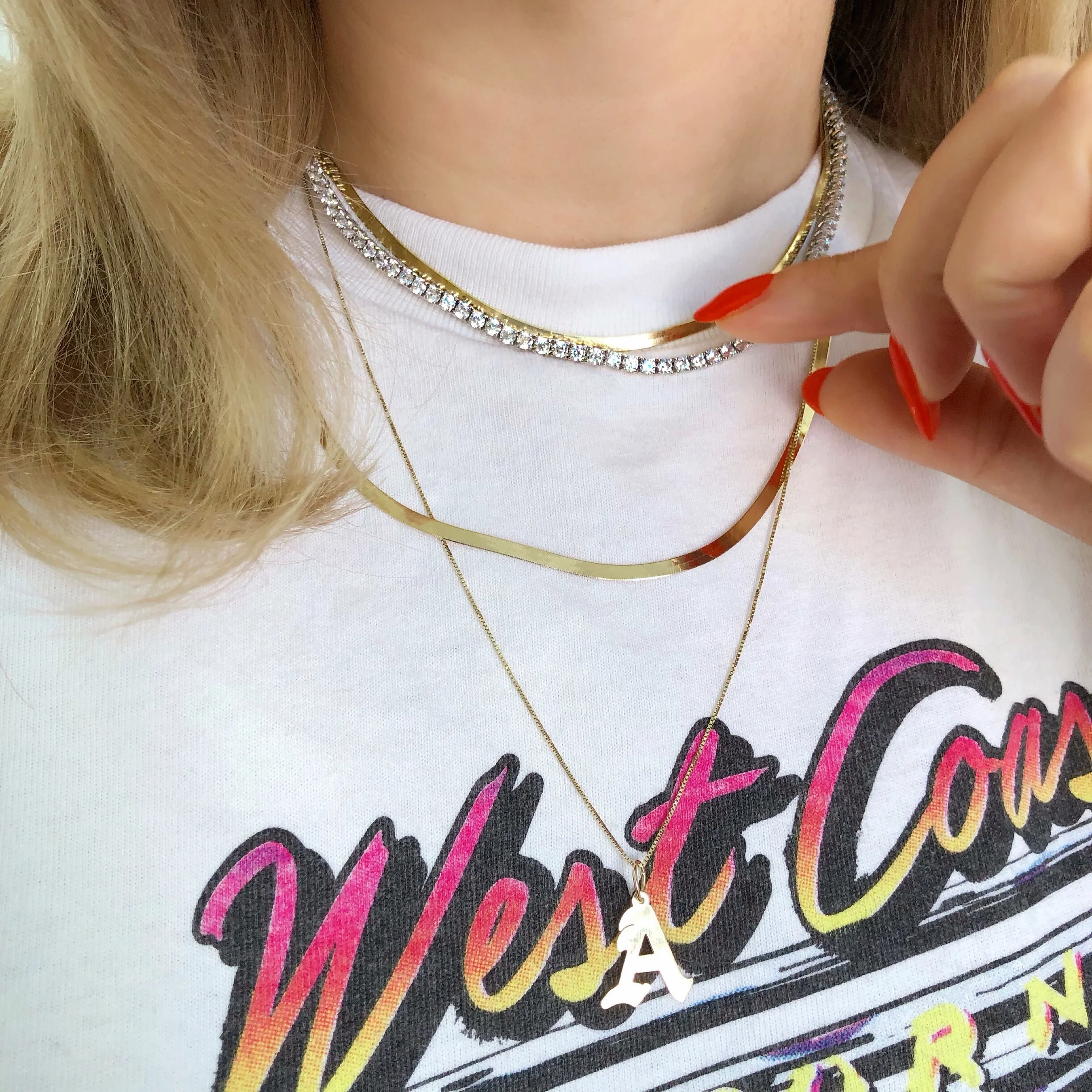 DREAM TENNIS NECKLACE (STERLING SILVER) - Image 3