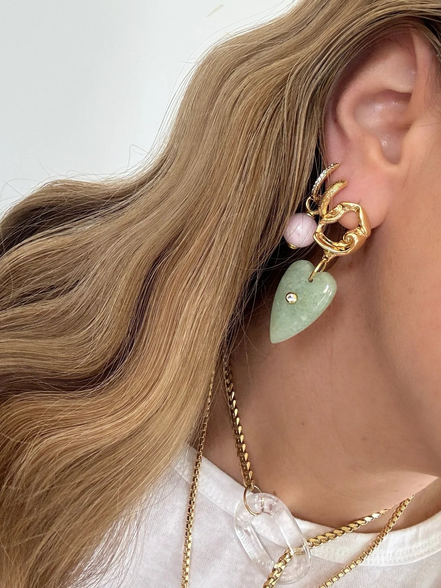 GIGI HEART EARRINGS
