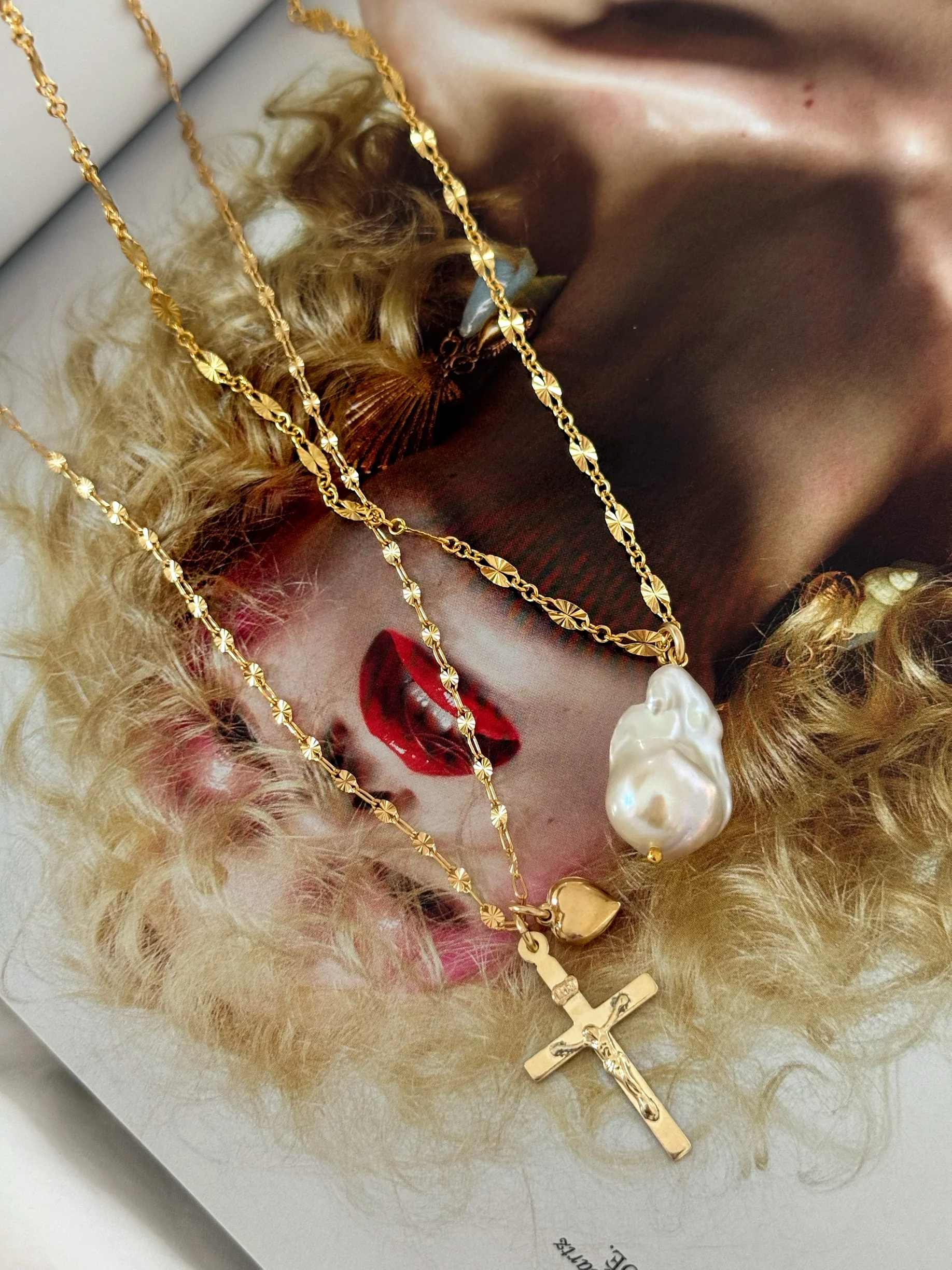 GLAM RIVIERA NECKLACES (14K GOLD FILLED)