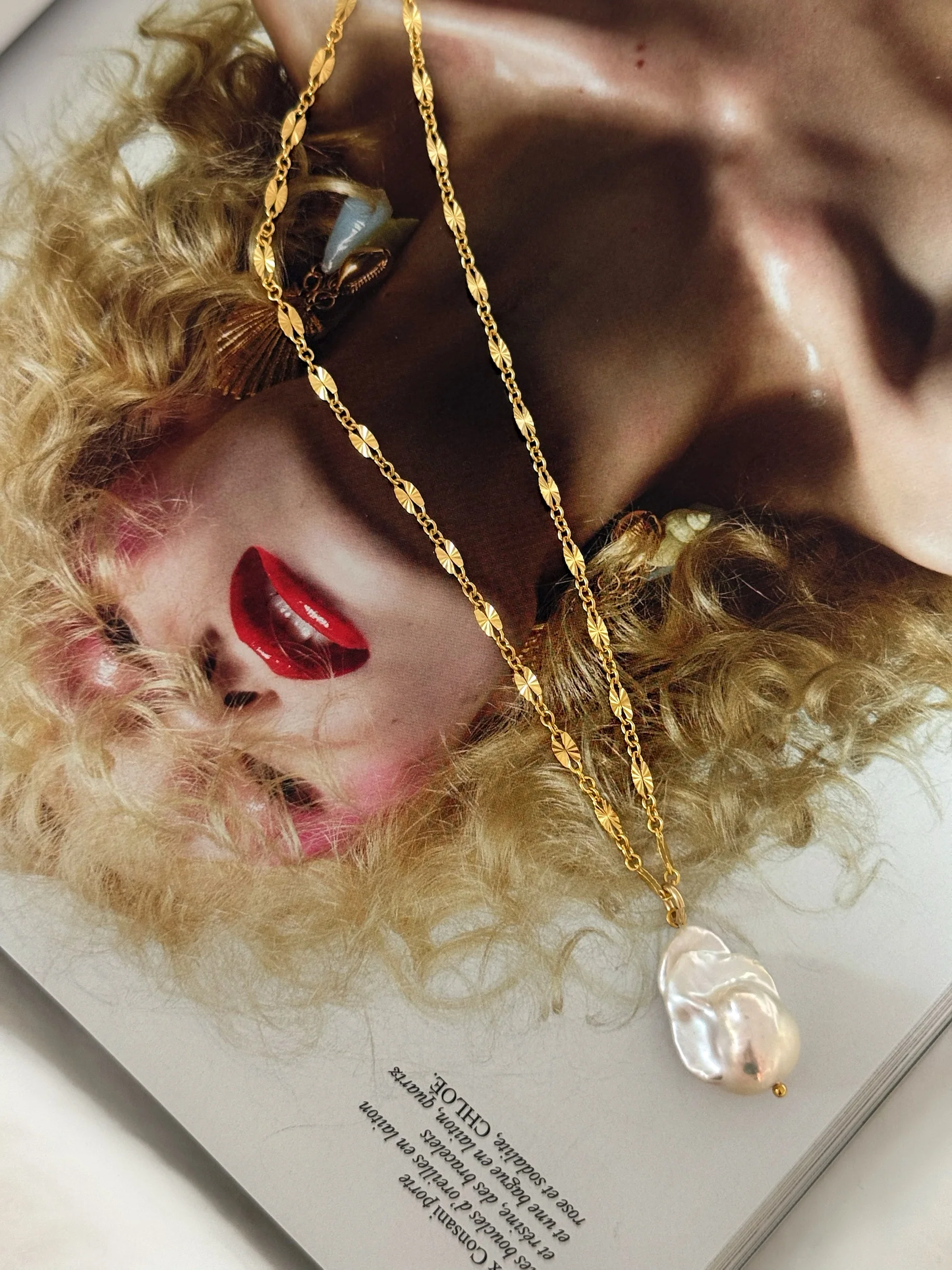 GLAM RIVIERA NECKLACES (14K GOLD FILLED) - Image 4