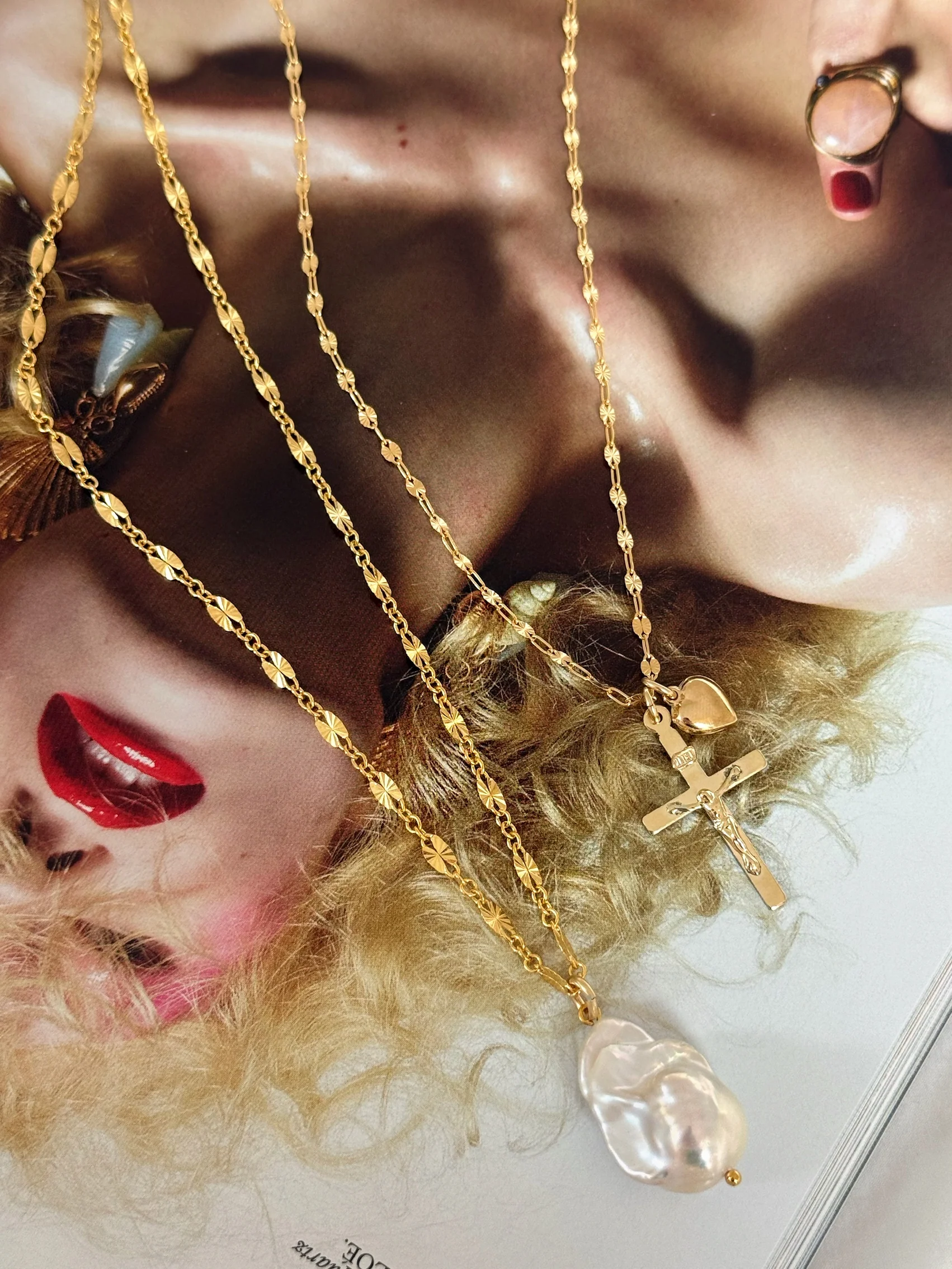 GLAM RIVIERA NECKLACES (14K GOLD FILLED) - Image 5