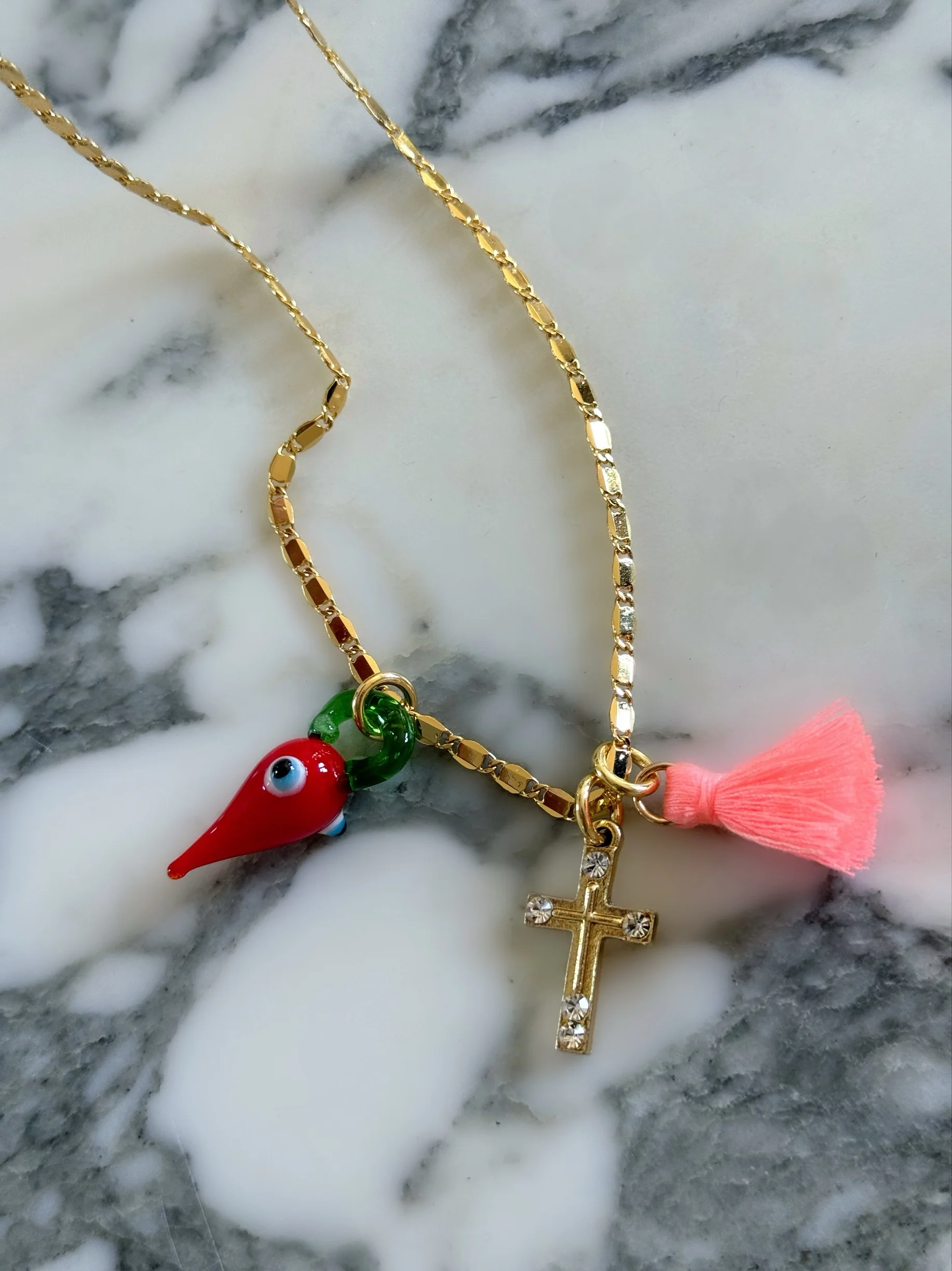 GREEK SUMMER CHARM NECKLACE - Image 6
