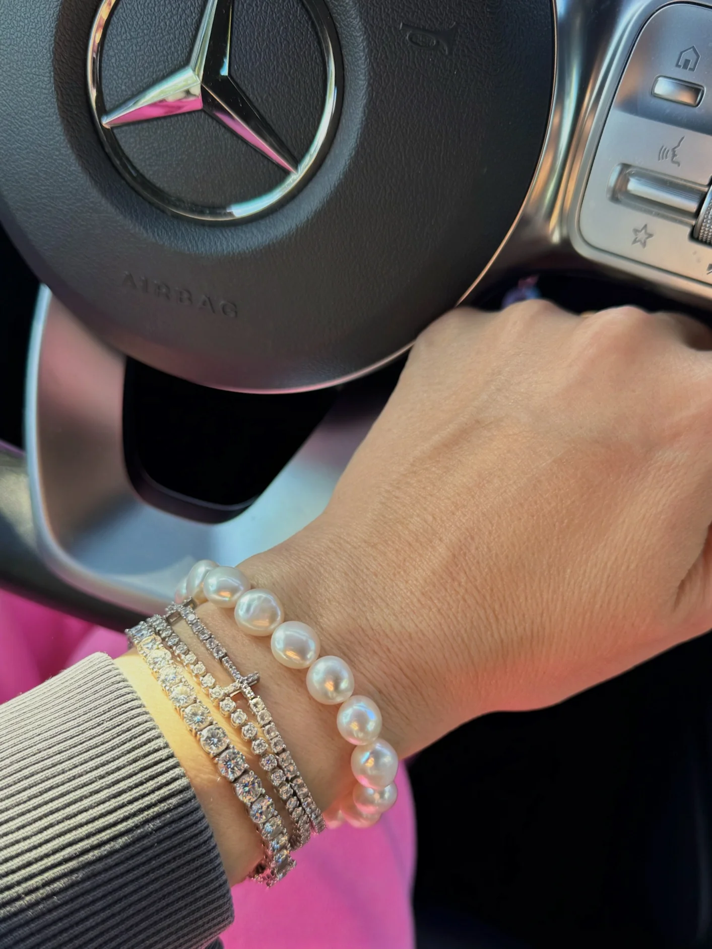 GUMDROP BUBBLE PEARL BRACELET (14K GOLD FILLED OR 925 SILVER)