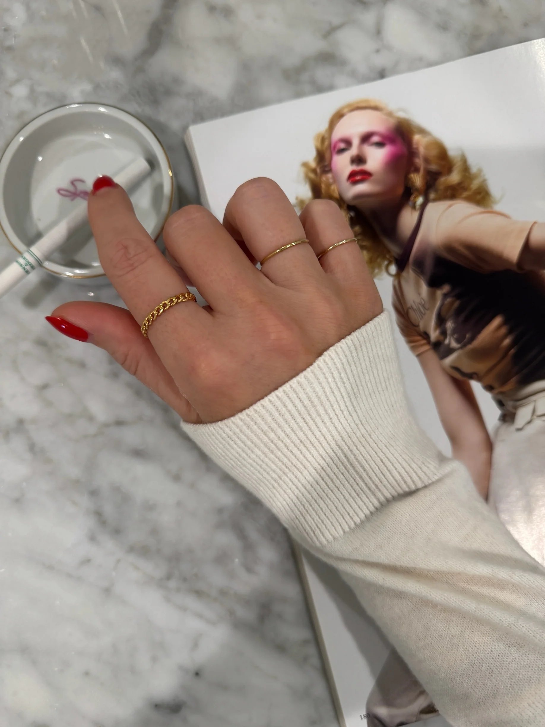 HRH TATTOO RINGS (14K GOLD FILLED OR 925 STERLING SILVER) - Image 2