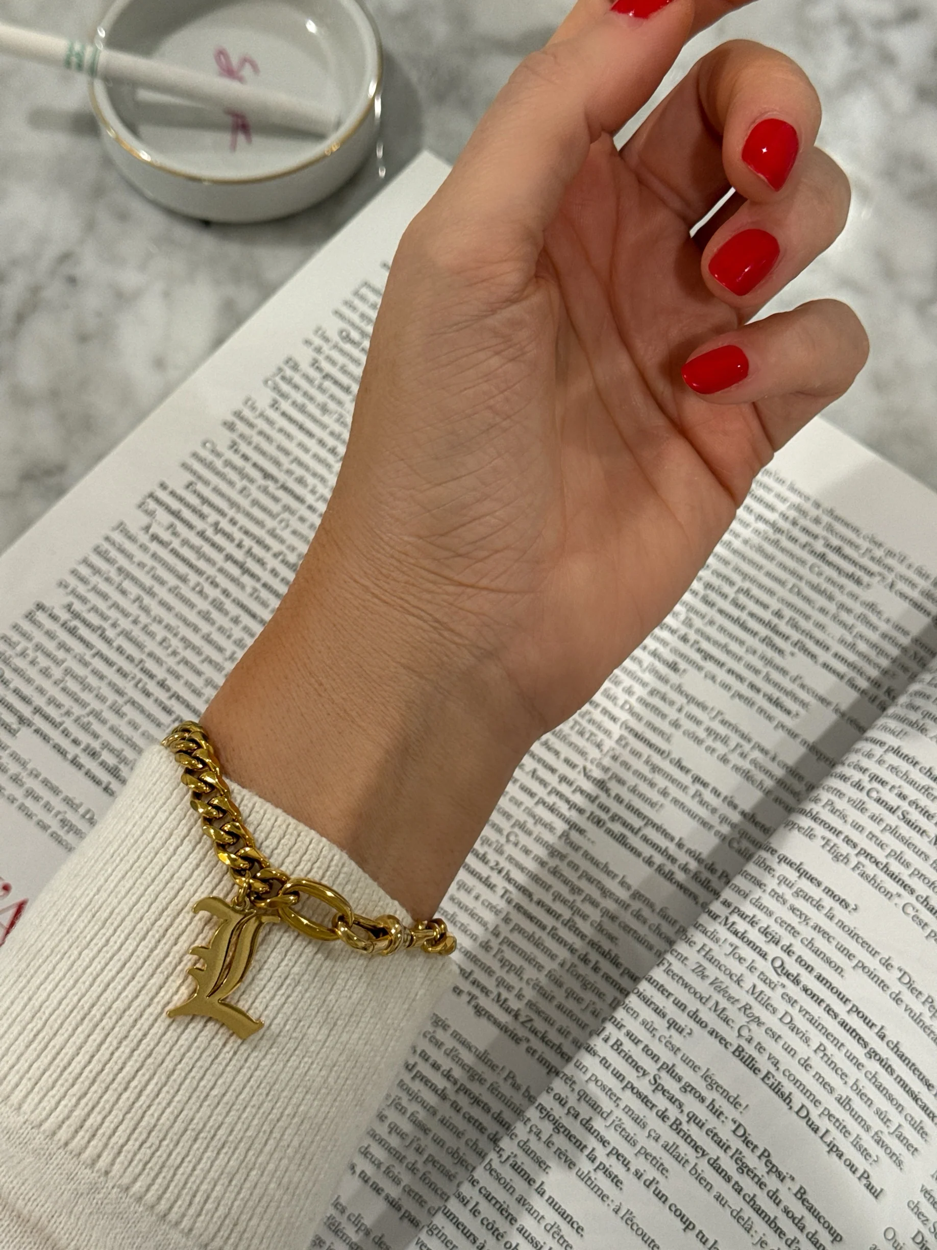 LUX INITIAL BRACELET