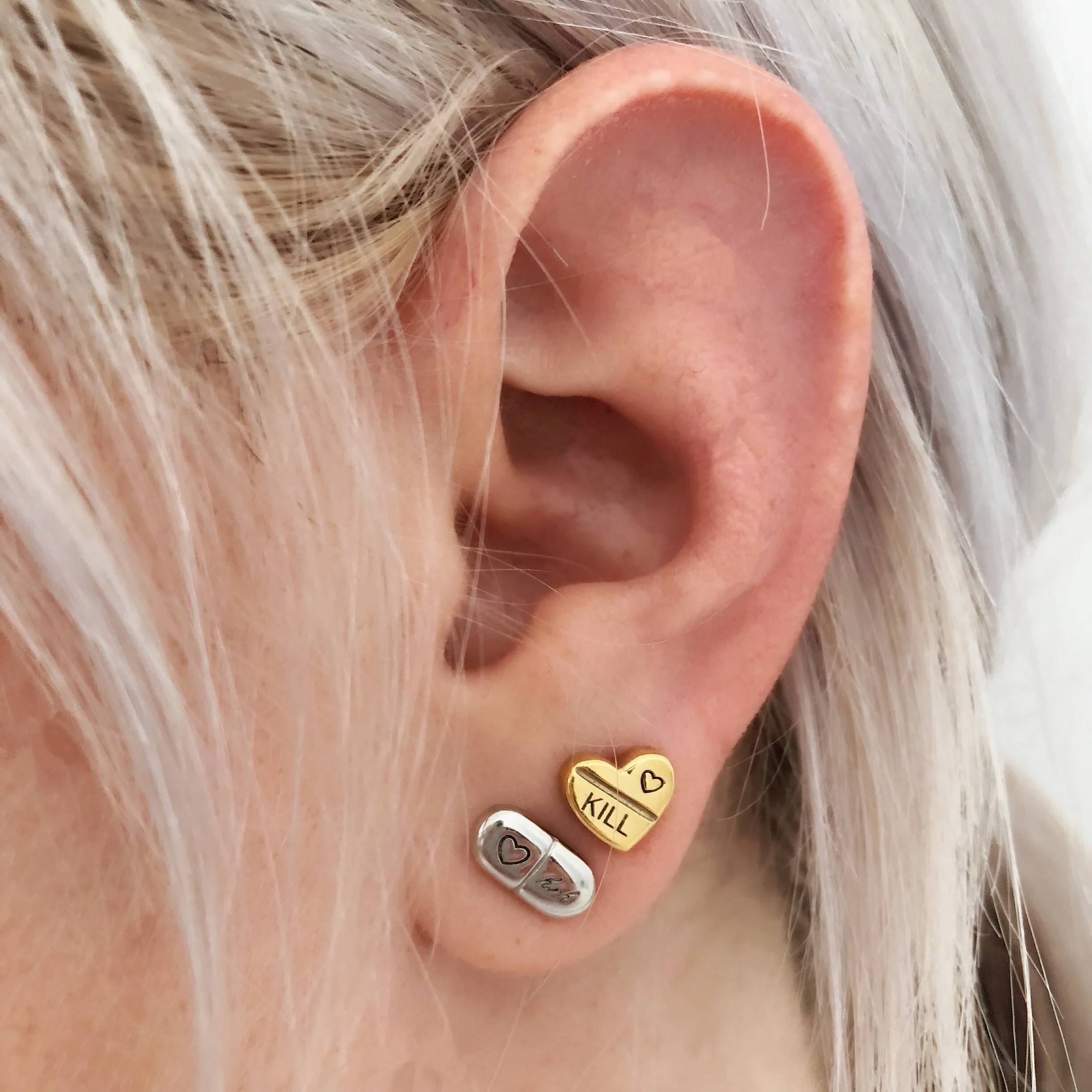 MEDS EARRINGS (STERLING SILVER) - Image 7