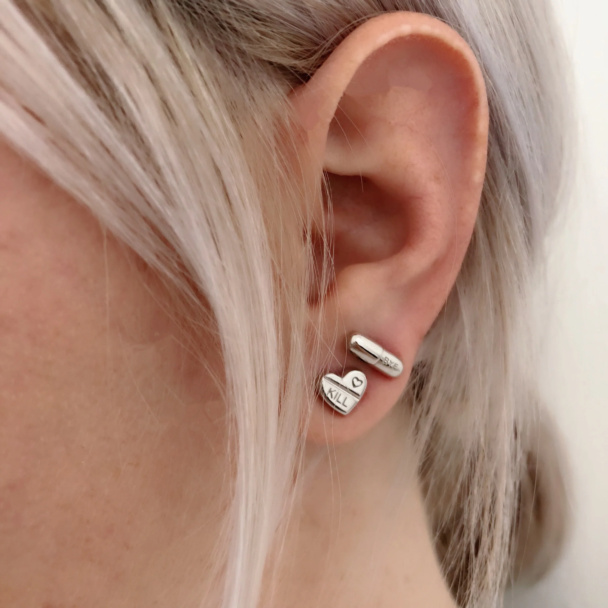 MEDS EARRINGS (STERLING SILVER) - Image 9