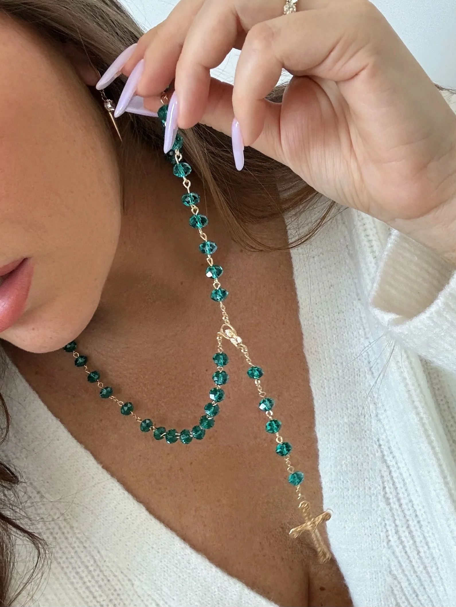 MERMAID CRYSTAL ROSARY - Image 3