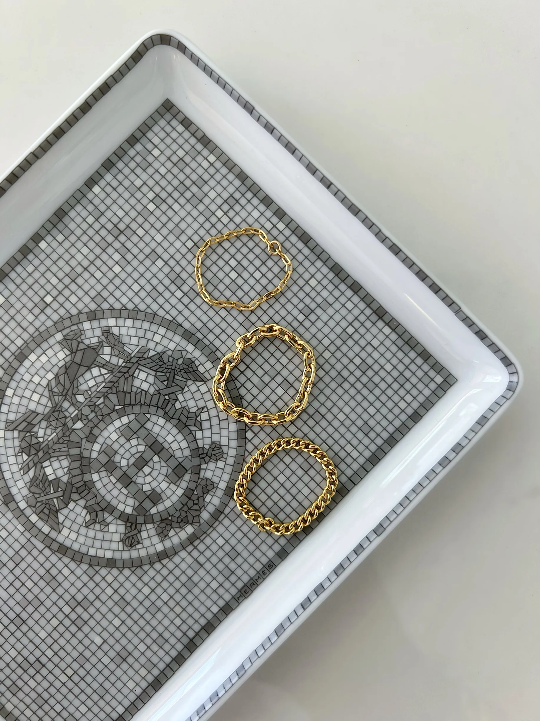 MIXED RING TRIO (14K GOLD FILLED OR 925 STERLING SILVER) - Image 2