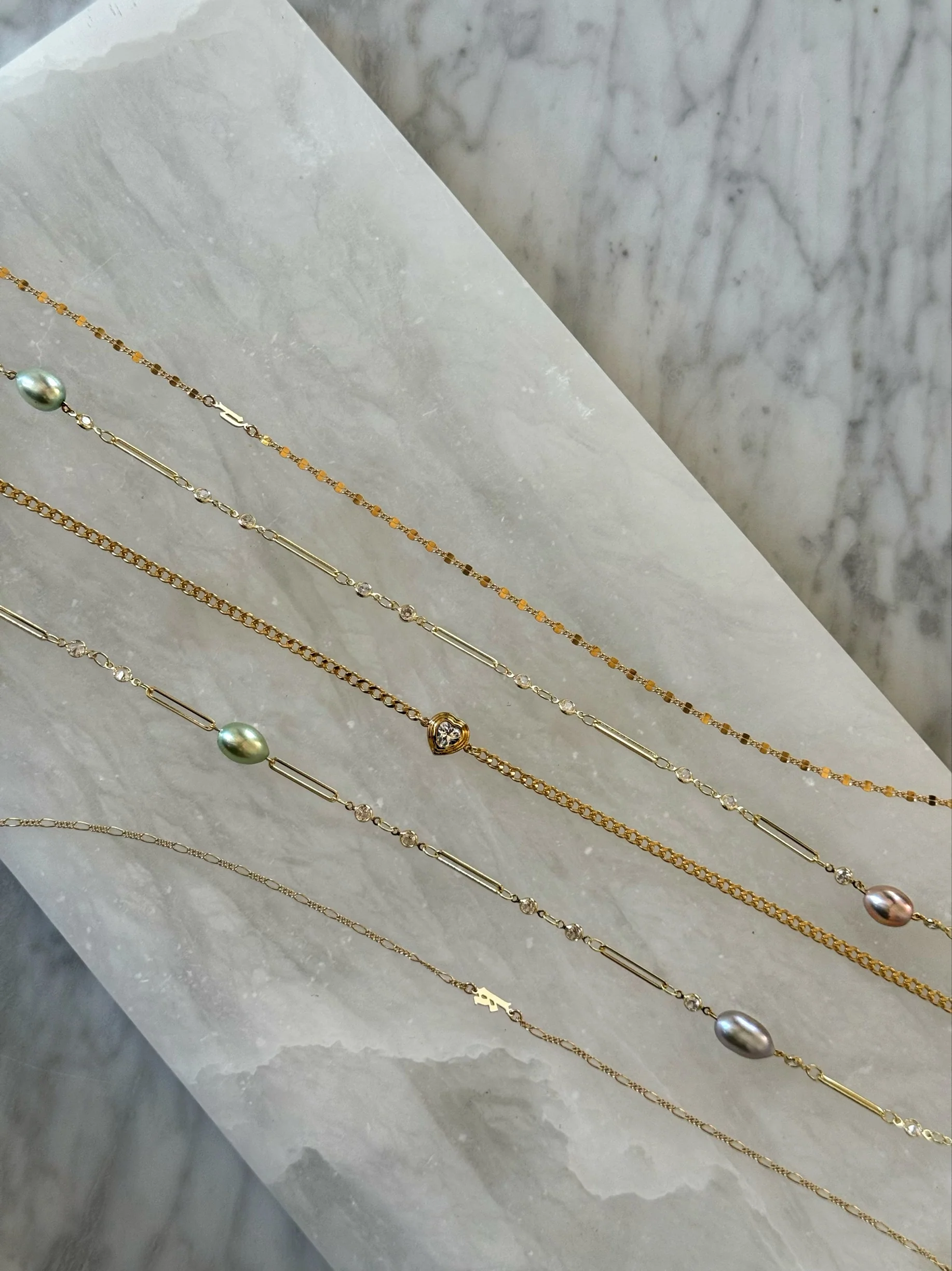 MY LOVER INITIAL CHAINS (14K GOLD FILLED) - Image 5