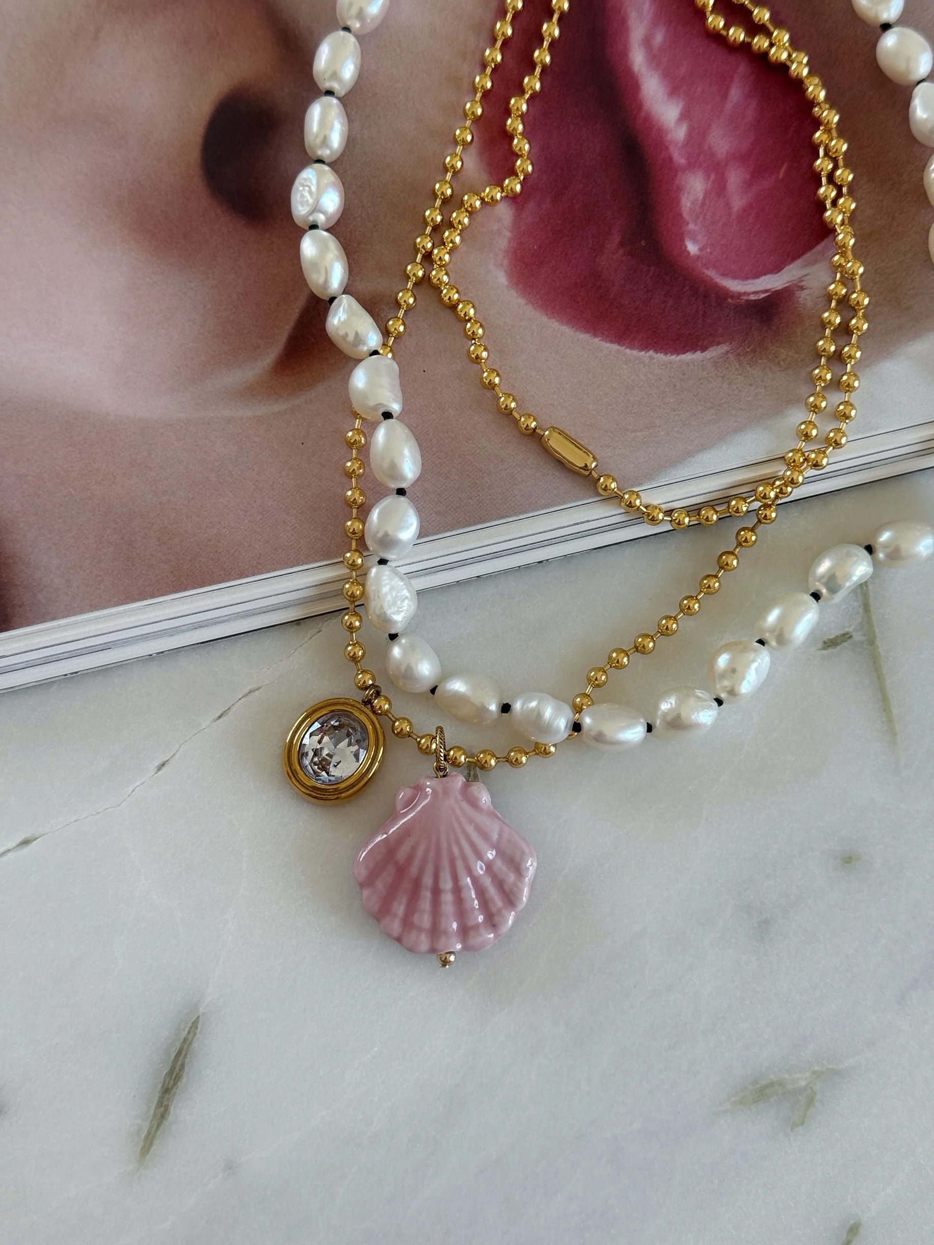 PARIS BEACH MULTI NECKLACE (MORE COLORS) - Image 3