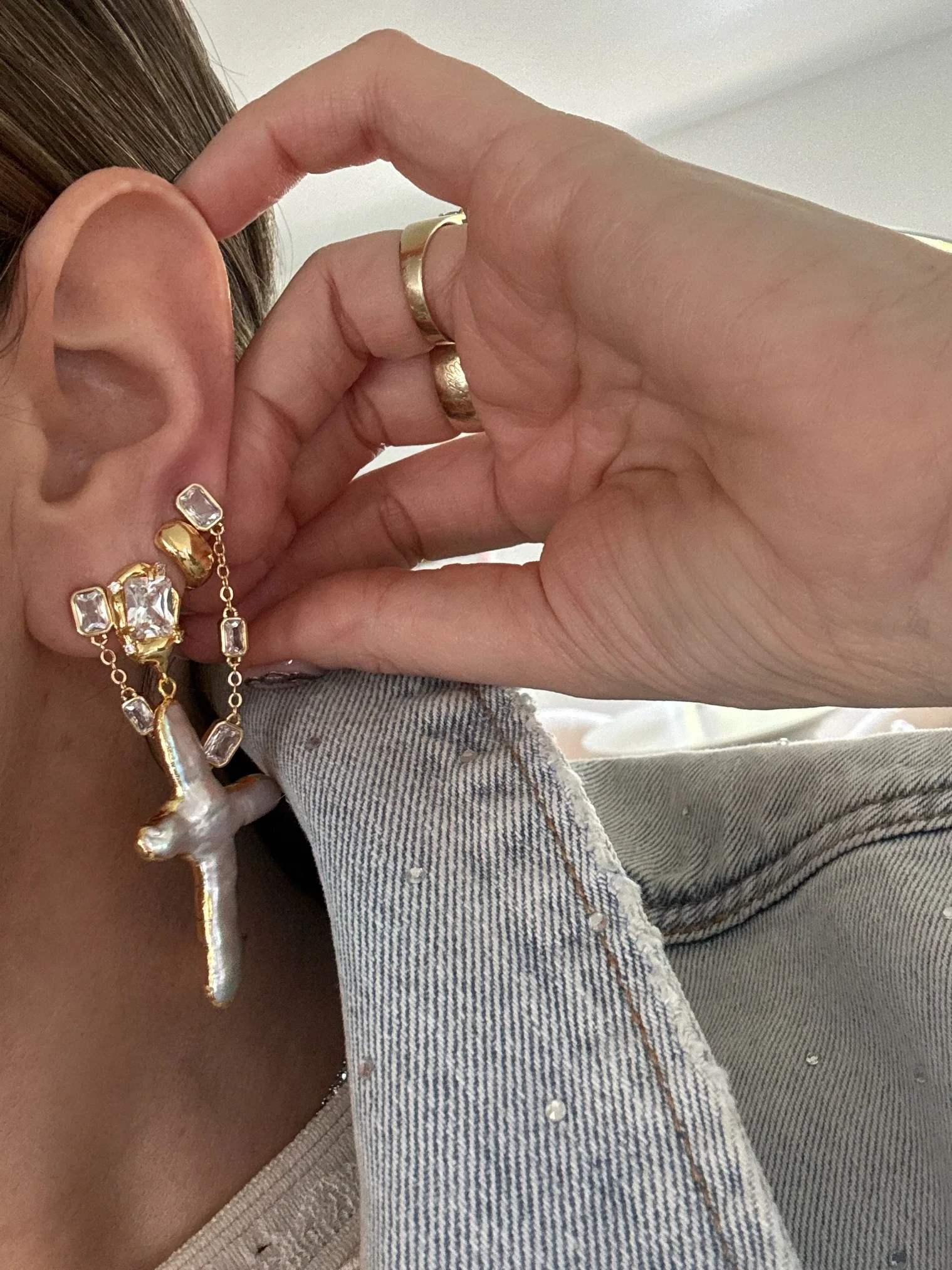 POSITANO PEARL EARRINGS