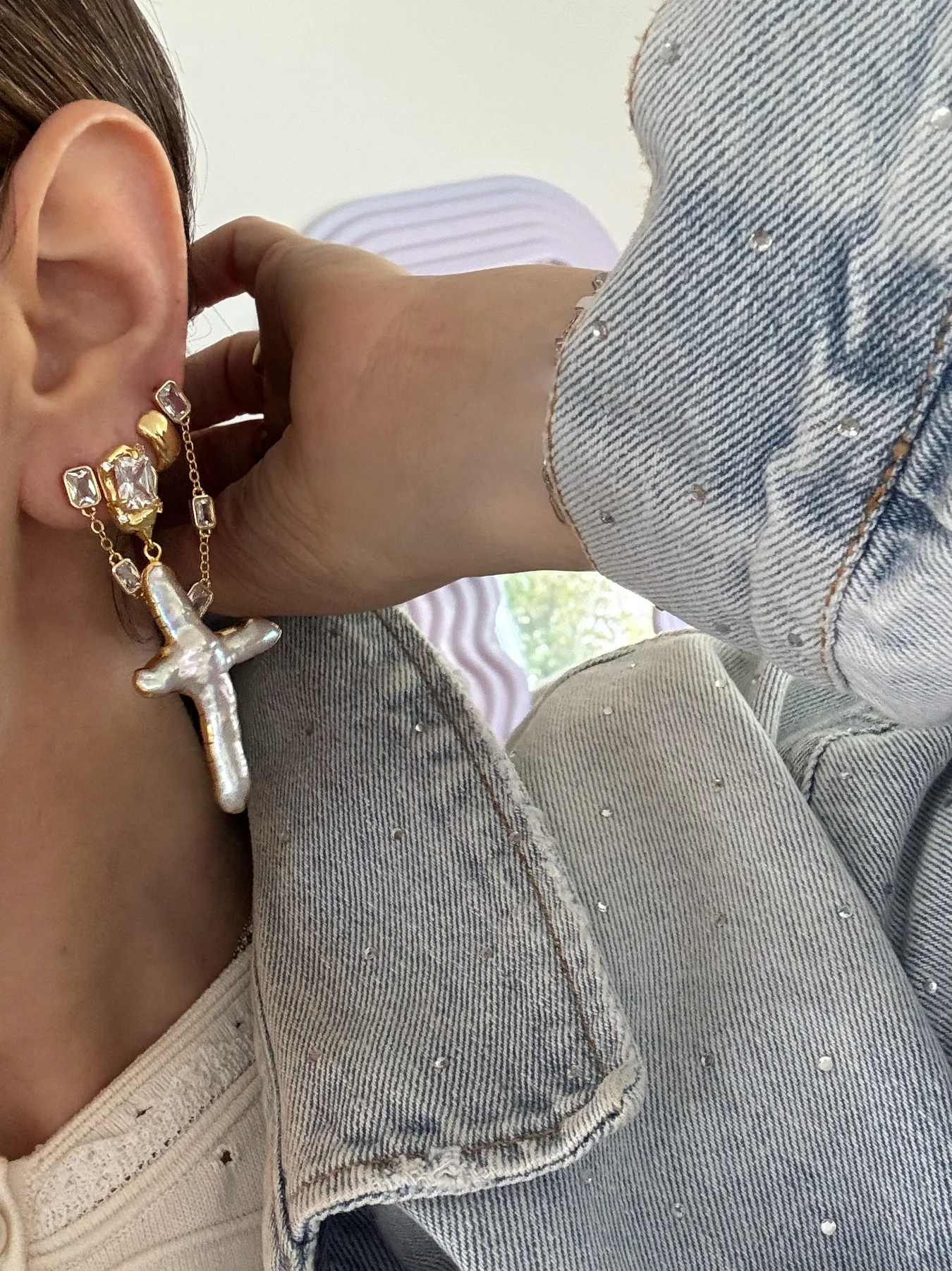POSITANO PEARL EARRINGS - Image 3