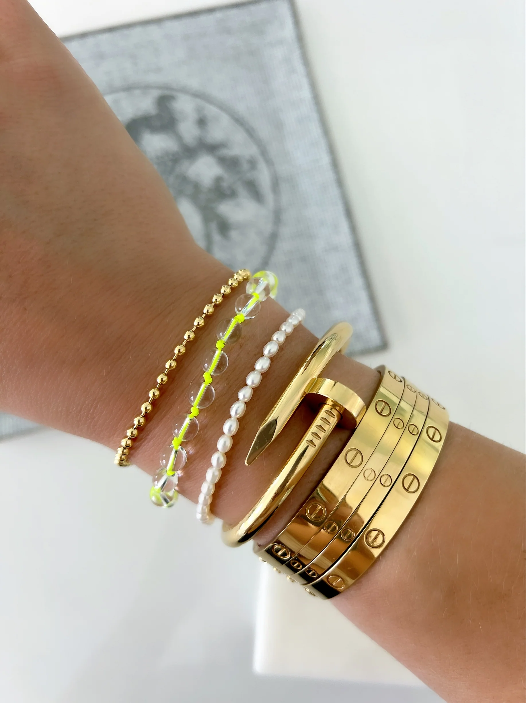 SEMI FINE PUNK BALL BRACELETS - Image 3