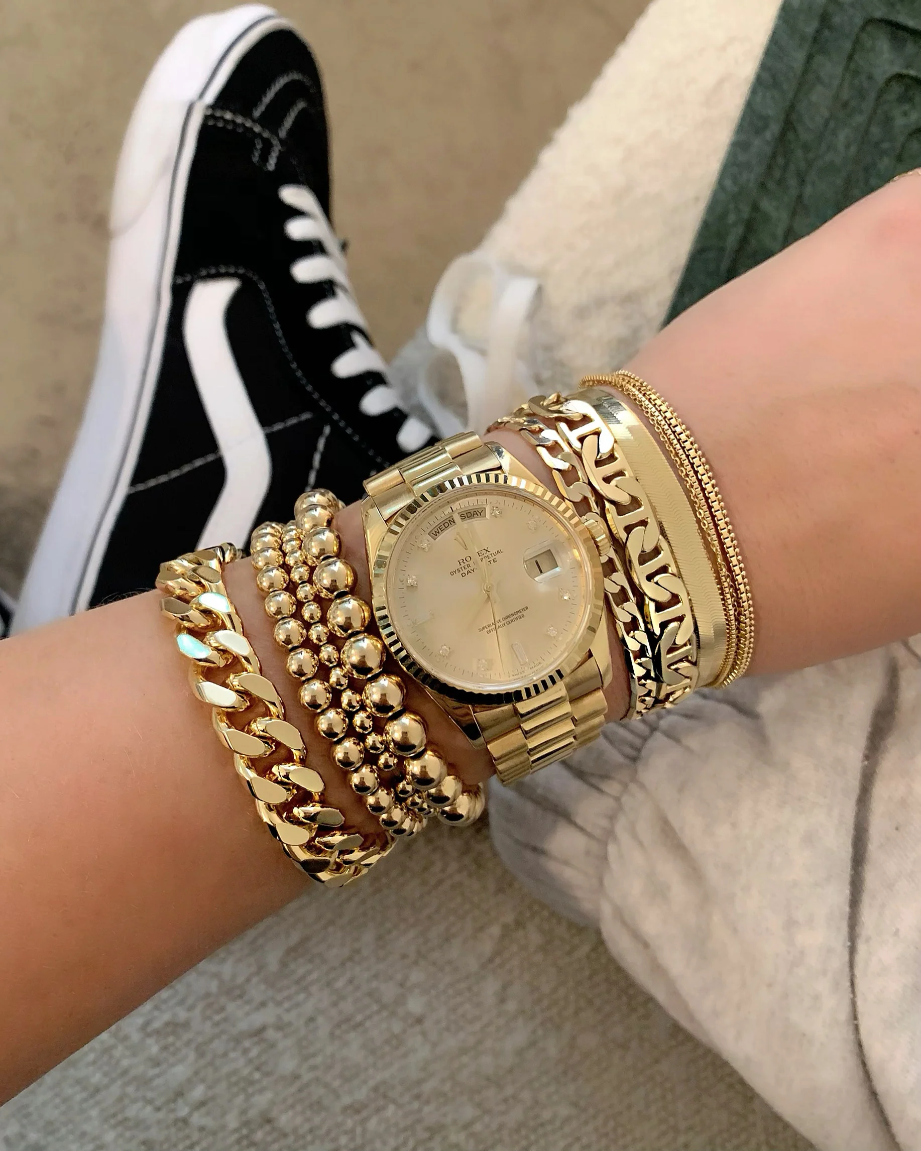 SEMI-FINE STRETCH BRACELETS (14K GOLD FILLED) - Image 3