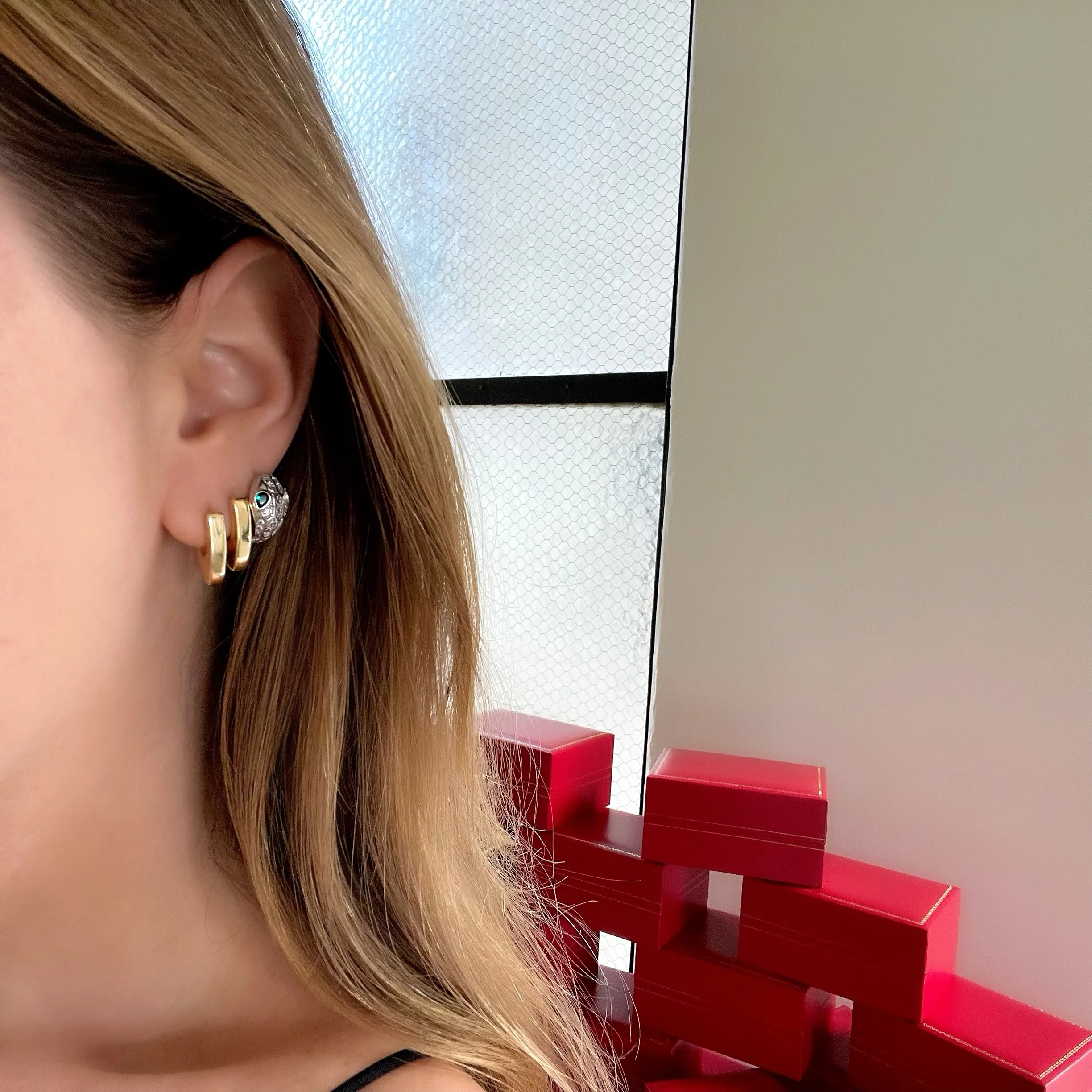 SERPENT LOCK HOOPS - Image 2
