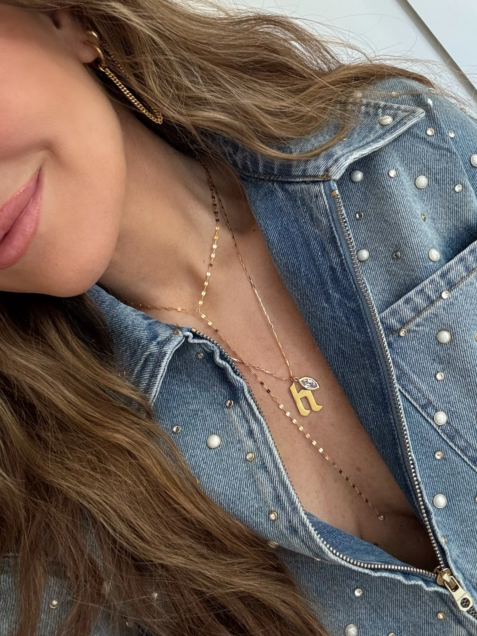 STRING OF STARS SHORT LARIAT (14K GOLD FILLED) - Image 6