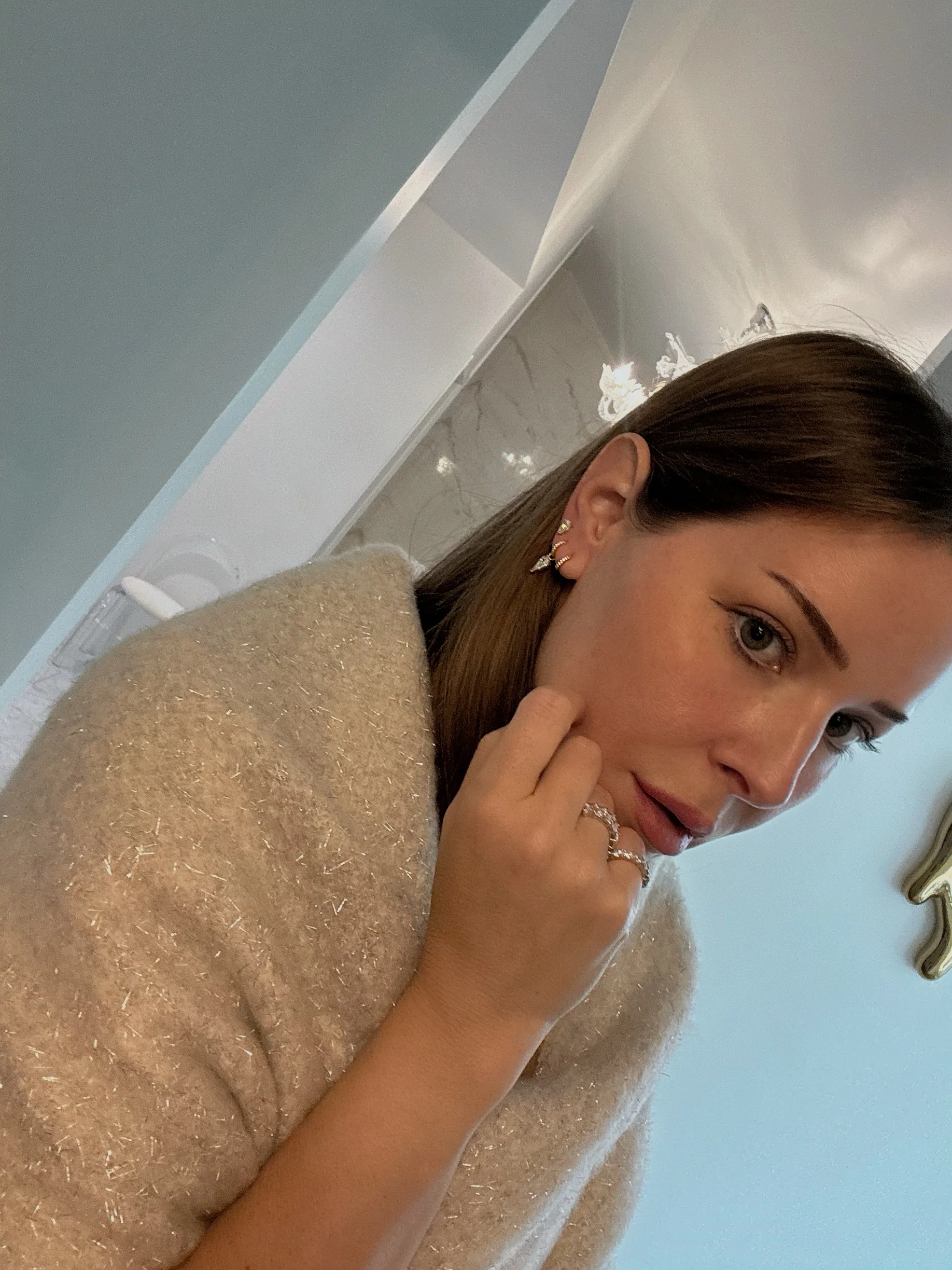 THE PERFECT TEAR STUDS (925 STERLING SILVER) - Image 2